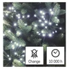Kép 7/11 - LED fényfüzér – fürtök, nano, 2,35 m, beltéri, hideg fehér, időzítő