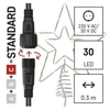 Kép 8/13 - Standard LED sorolható karácsonyi csillag, 28,5 cm, kültéri és beltéri, meleg fehér