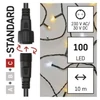 Kép 8/12 - Standard LED sorolható karácsonyi füzér, villogó, 10 m, kültéri, meleg/hideg fehér