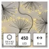 Kép 2/10 - LED fényfüzér – fürtök, nano, 8 m, beltéri, meleg fehér, időzítő