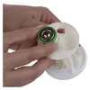 Kép 8/9 - LED temetői mécses, piros, 2x C, kültéri és beltéri, meleg fehér, időzítő