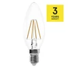 Kép 7/9 - EMOS LED Filament izzó gyertya E14 4W 465lm természetes fehér