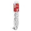 Kép 6/6 - Hosszabbító 3 m / 4 aljzat / fehér / PVC / 1,5 mm2