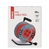 Kép 6/8 - Kábeldob 20 m / 4 aljzat / piros / PVC / 230 V / 1 mm2