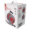 Kép 5/8 - Kábeldob 20 m / 4 aljzat / piros / PVC / 230 V / 1 mm2