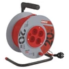 Kép 1/8 - Kábeldob 20 m / 4 aljzat / piros / PVC / 230 V / 1 mm2