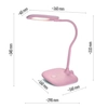 Kép 8/8 - EMOS Stella LED asztali lámpa, rózsaszín