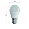 Kép 7/10 - EMOS Classic LED izzó kisgömb E27 7,3W 806lm hideg fehér