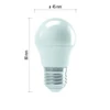 Kép 7/10 - EMOS Classic LED izzó kisgömb E27 4.1W 350lm meleg fehér