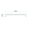 Kép 7/7 - EMOS T8 üres foglalat LED fénycsőhöz 60 cm
