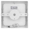Kép 4/11 - EMOS LED panel falon kívüli 12.5W 1000lm IP20 meleg fehér