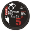 Kép 5/5 - Kültéri hosszabbító 5 m / 1 aljzat / fekete / gumi-neoprén / 250 V / 1,5 mm2