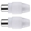 Kép 1/4 - EMOS IEC csatlakozó egyenes A203R 2db/bliszter