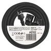 Kép 3/5 - Kültéri hosszabbító 10 m / 2 aljzat / fekete / gumi / 250 V / 1,5 mm2