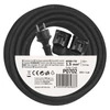 Kép 3/5 - Kültéri hosszabbító 15 m / 2 aljzat / fekete / gumi / 250 V / 1,5 mm2
