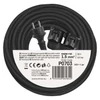Kép 3/5 - Kültéri hosszabbító 20 m / 2 aljzat / fekete / gumi / 250 V / 1,5 mm2
