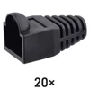 Kép 4/5 - EMOS RJ45 csatlakozó védőkupak fekete 20db/csomag