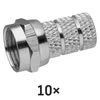 Kép 4/5 - EMOS F csatlakozó CB500 10db/bliszter