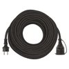 Kép 1/5 - Kültéri hosszabbító 30 m / 1 aljzat / fekete / gumi-neoprén / 250 V / 1,5 mm2
