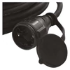Kép 4/5 - Kültéri hosszabbító 30 m / 1 aljzat / fekete / gumi-neoprén / 250 V / 1,5 mm2