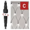 Kép 2/12 - Standard LED sorolható karácsonyi füzér – háló, 1,5x2 m, kültéri, hideg fehér