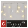 Kép 3/10 - Profi LED sorolható füzér, villogó, fehér – jégcsapok, 3 m, kültéri, meleg/hideg fehér
