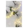 Kép 9/10 - LED fényfüzér – fürtök, nano, 5,2 m, beltéri, meleg fehér, időzítő