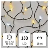 Kép 2/8 - LED karácsonyi fényfüzér, 18 m, kültéri és beltéri, meleg/hideg fehér, időzítő