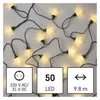 Kép 3/12 - LED karácsonyi fényfüzér – tobozok, 9,8 m, kültéri és beltéri, meleg fehér, programokkal