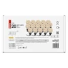 Kép 6/7 - LED fényfüzér – 20x party égő, 7,6 m, kültéri és beltéri, meleg fehér