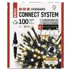 Kép 6/12 - Standard LED sorolható karácsonyi füzér, 10 m, kültéri, meleg/hideg fehér