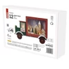 Kép 4/8 - LED adventi naptár, fa autó, 20x30,5 cm, 2x AA, beltéri, meleg fehér, időzítő