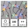 Kép 2/6 - LED karácsonyi fényfüzér – hagyományos, 26,85 m, kültéri és beltéri, többszínű