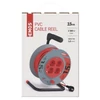 Kép 6/8 - Kábeldob 15 m / 4 aljzat / fekete / PVC / 230 V / 1 mm2
