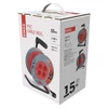 Kép 5/8 - Kábeldob 15 m / 4 aljzat / fekete / PVC / 230 V / 1 mm2