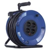 Kép 3/5 - Kábeldob 40 m / 4 aljzat / fekete / PVC / 230 V / 2,5 mm2
