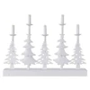 Kép 1/8 - LED gyertyatartó – karácsonyfák gyertyákkal, 24 cm, 2x AA, beltéri, meleg fehér, időzítő