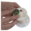 Kép 7/8 - LED temetői mécses, 12,5 cm, 2x C, kültéri és beltéri, vintage, időzítő