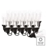 Kép 2/8 - LED fényfüzér – 16x party égő átlátszó, 7,6 m, kültéri és beltéri, meleg fehér