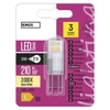 Kép 6/9 - EMOS Classic LED izzó JC G9 1,9W 210lm meleg fehér