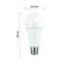 Kép 7/10 - EMOS Classic LED izzó A67 E27 19W 2452lm természetes fehér