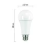 Kép 7/10 - EMOS Classic LED izzó A67 E27 17W 1900lm meleg fehér