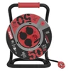 Kép 2/8 - Kültéri kábeldob 50 m / 4 aljzat / fekete / gumi-neoprén / 230V / 1,5 mm2