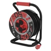 Kép 3/8 - Kültéri kábeldob 50 m / 4 aljzat / fekete / gumi-neoprén / 230V / 1,5 mm2