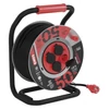 Kép 4/8 - Kültéri kábeldob 50 m / 4 aljzat / fekete / gumi-neoprén / 230V / 1,5 mm2