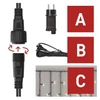Kép 8/15 - EMOS CNT Kezdő készlet – jégcsapok 2,5m 100LED IP44 12W, meleg fehér, időz.