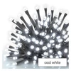 Kép 1/14 - EMOS CNT Kezdő készlet – jégcsapok 2,5m 100LED IP44 12W, hideg fehér, időz.