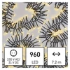 Kép 3/11 - LED karácsonyi fényfüzér – süni, 7,2 m, kültéri és beltéri, meleg fehér, programok