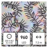 Kép 3/10 - LED karácsonyi fényfüzér – süni, 7,2 m, kültéri és beltéri, többszínű, program.