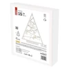 Kép 3/8 - LED dekoráció – világító feldíszített karácsonyfa, 40 cm, 2x AA, beltéri, meleg fehér, id.